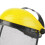 with Visor, Protective for Mower Forestry Logging, Yellow Caps 8