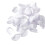 White Plastic Rose Petals for Decor 200 pcs 1