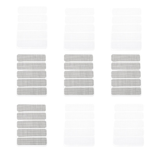 20Sheets Window Water Hole Sticker Durable Repair Mesh Tape 1