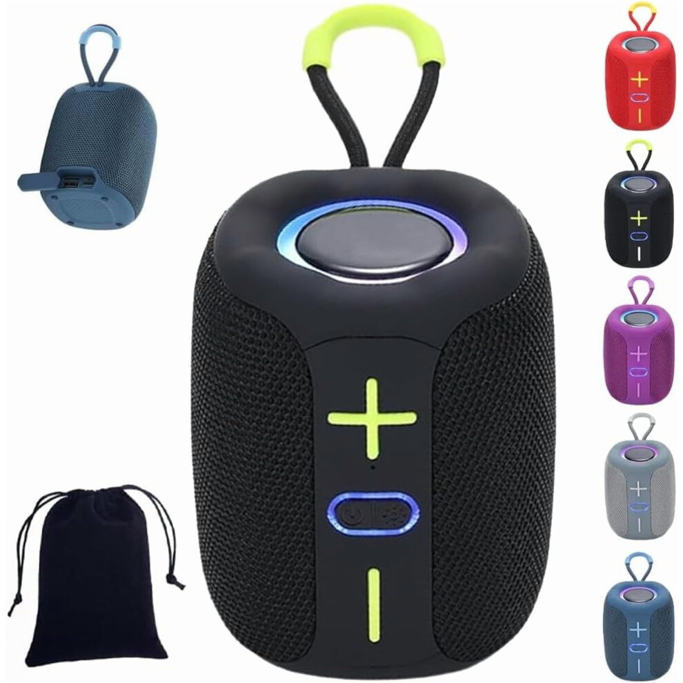 Wireless Bluetooth Speaker Â Waterproof & Dustproof Portable Speaker For Home, Outdoors, Travel (Black) Black 9362892420894