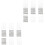 20Sheets Window Water Hole Sticker Durable Repair Mesh Tape 4