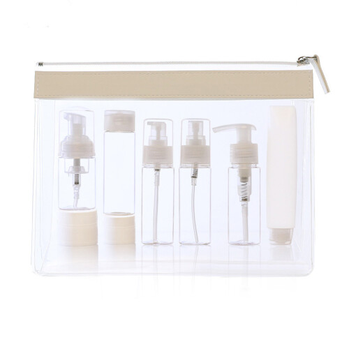 24Pcs White Portable Spray Bottles Durable Toiletry Storage Set 1