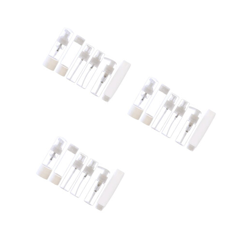 24Pcs White Portable Spray Bottles Durable Toiletry Storage Set 2