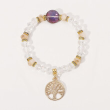 Bracelet 1 piece Spring and summer leisure accessories Personalized crystal design beaded bracelet