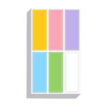 Carpeta G A4 con fundas de plástico para guardar pegatinas y materiales de arte. 20 páginas.