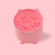 Pet bowl Cats and dogs healthy choking and slow eating bowls high feet neck protection and slow eating pet supplies