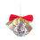 Mirror Disco Ball Silver Ornament with Ribbon Bow 2