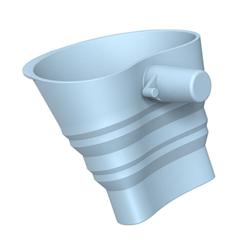 Flexible Silicone Flour Funnel Stand Mixer, Attachment 30 Angled Spout Baking Accessory
