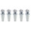 5Pièces Bouchons D’évier Acier Inox Argent Design Pour Maison 9