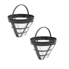 3/2/1pcs Reusable Replacement Coffee Maker Basket Filter, Coffee Bar Brewer Filters, Coffee Accessories, Fit Most 8-12 Cup Basket Drip Coffee Machine