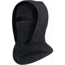 Capuz e máscara de proteção para o pescoço integrados, ideais para ciclismo de inverno ao ar livre, com forro de lã polar à prova de vento.