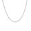 Brass Box Chain Necklace Silver Plated 24 inch 2mm 3