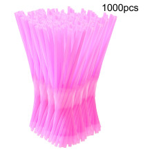 1000pc Disposable Straight Straws for Juice Beverage Bulk Party Supplies 10Inch Length Handmade Flower Making DIY Colored Straw Smooth Drinking Tubes