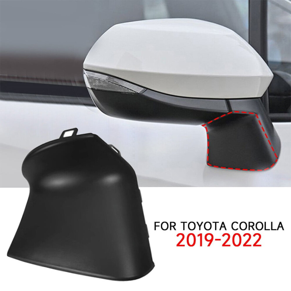Car Front Right Rearview Mirror Lower Support Cover For Toyota For Corolla 19-22 Black 9193271984535