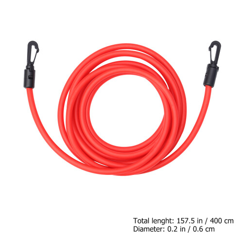 2Sets Adjustable Swim Resistance Bands Red Swim Training Harness 1