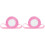 2Rolls Pink Polyester Ribbon for Party Gift Wrap & 3