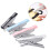 Handheld Stapler 10 Sheet Capacity Desk Stapler Heavy Duty Stapler Ergonomic Grip Labor-Saving Stapler Stapling Machine Pink 2