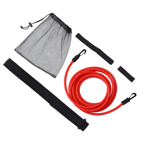 2Sets Adjustable Swim Resistance Bands Red Swim Training Harness 2