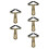 5St Polyester Tailleband Egyptische Stijl Cosplay En Feest Dames 4