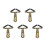5St Polyester Tailleband Egyptische Stijl Cosplay En Feest Dames 7