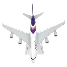 Schaalmodelvliegtuig voor luchtvaartliefhebbers, Thailand A380-ontwerp voor in de woonkamer of op kantoor.