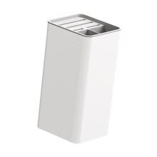 Kitchen Organizer Holder Storage Silverware Box for Flatware Peelers Whisks white