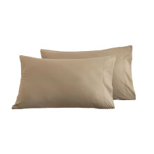 Taie d'oreiller de corps en velours respirant, lot de 2, longueur standard