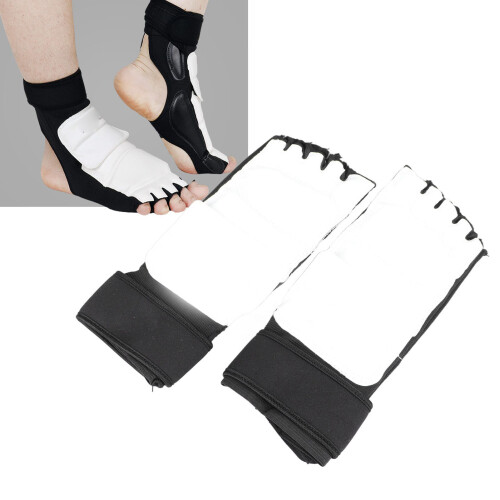 TKD Feet Protection Guard PU Leather Multi-Functional Slip-Proof Support XS 1