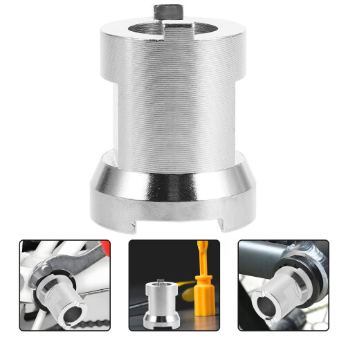 Bicycle Crank Puller Camshaft Adjusting Socket Sleek Appearance 1Pack 1