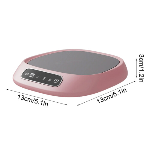 Smart USB Coffee Mug Warmer, 55 Constant Temp, 3 Settings, Compatible with Most Mugs (Pink) 2