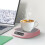 Smart USB Coffee Mug Warmer, 55 Constant Temp, 3 Settings, Compatible with Most Mugs (Pink) 5