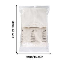Heavy Duty Vacuum Storage Bags for Clothes, Blankets, Bedding – Reusable Space Saver Bags for Home, Travel & Moving (Compatible with standard vacuum