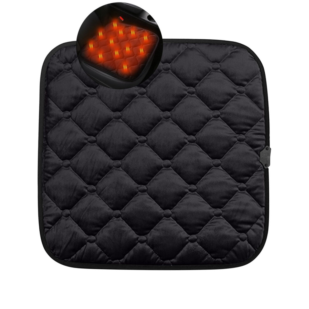 Usb Heated Car Seat Cushion With Ventilation 3 Heat Levels 9399596355450