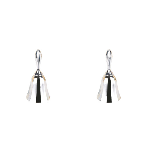 2Pcs Classic Silver Alloy Desktop Bell Reception Service Bell 1
