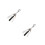 2Pcs Classic Silver Alloy Desktop Bell Reception Service Bell 6