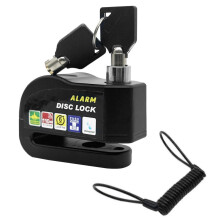 110dB Alarm Disc Brake Lock for Motorcycle Scooter Bicycle Anti Theft Waterproof Aluminum Alloy Easy Install Durable