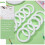 κύκλος αφρού10 τεμάχια φόρμες στεφανιών από αφρώδες πολυστυρένιο για DIY τέχνες 8