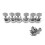 Acoustic Guitar Machine Head Knobs 6 Pcs 3