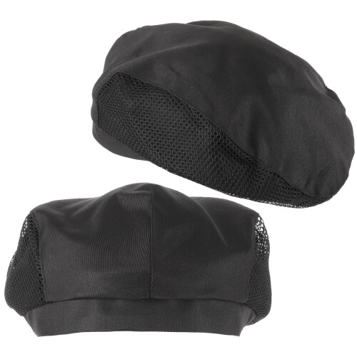 Καπέλο Σεφ Topbathy2pcs Καπέλο Εργασίας Κουζίνας Μαύρο Σχεδιασμός από Μαλακό