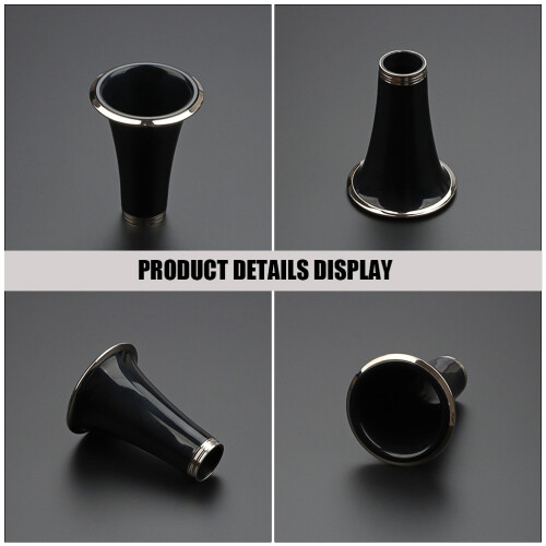 Lightweight Plastic Clarinet Bell for Music Instrument Use Black 2