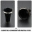 Lightweight Plastic Clarinet Bell for Music Instrument Use Black 5