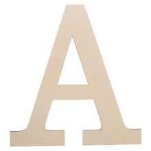 Grandi lettere in legno per decorazione murale, giallo chiaro, non rifinite, lettere decorative da appendere, facile installazione, 11,7 pollici.