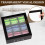 Wood Tea Bag Organizer Clear Lid 9-Compartment 5