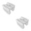 2Pcs Tub Bath Toy Holder Mesh Bag Shape Organizer 4