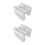 2Pcs Tub Bath Toy Holder Mesh Bag Shape Organizer 5