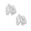 2Pcs Tub Bath Toy Holder Mesh Bag Shape Organizer 9