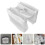 2Pcs Tub Bath Toy Holder Mesh Bag Shape Organizer 10