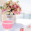 Mini Woven Baskets Pink Plastic Party Decorations 10 pcs 2