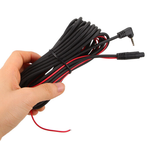 6Pcs Copper Wire Rear View Camera Extension Cord for Dash Cam Backup 2