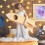 Gold Star Cutouts Double-Printed Glitter Paper 40 pcs 4